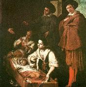 Francisco de Zurbaran birth of st. pedro nolasco oil painting